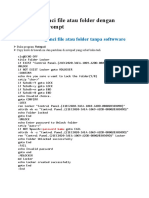 Cara Mengunci File Atau Folder Dengan Command Prompt