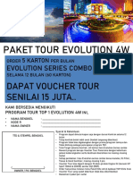 Form Pendaftaran Tour Evolution 4W