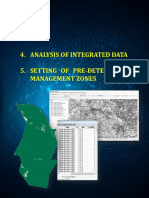 4 - 5 Analysis of Integrated Data Pre Determined Zones
