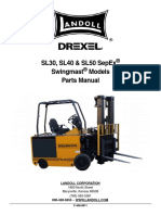 Sl30, Sl40 & Sl50 Sepex Swingmast Models Parts Manual: Landoll Corporation