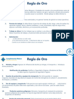 Reglas de Oro y Matriz de Sanciones Cgo