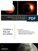 4TH Quarter Module 4 Solar and Lunar Eclipse