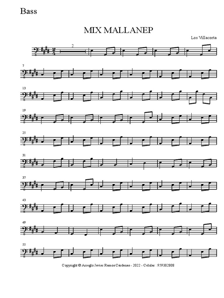 Mix mallanep 1 001 bass pdf