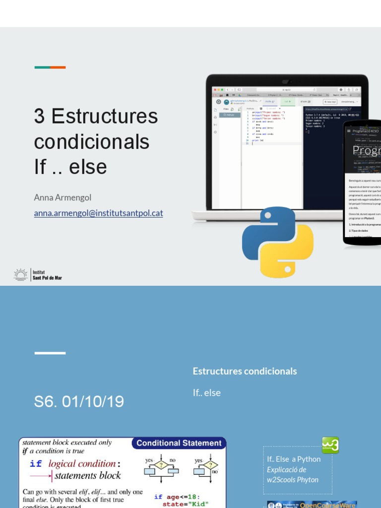 3 Estructura Condicionals | PDF
