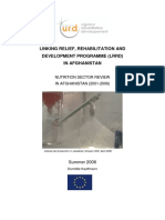 Linking Relief, Rehabilitation and Development Programme (LRRD) in Afghanistan