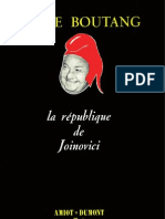 Boutang Pierre - La République de Joinovici
