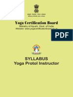 Yoga Certification Syllabus