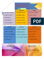 DAFTAR PIKET KELAS 3A