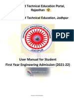 User Manual For Student First Year Engineering Admission (2021-22)