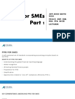 Pfrs For Smes: Jeff-Mike Smith Sule, Friacc, Enp, Reb, Rea, Cpa, Micb Lecturer
