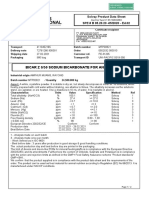 Bicar Z 0-50 Sodium Bicarbonate, MTP00821, 15 Maret 2021