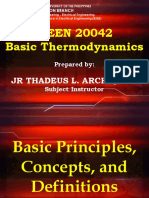 MEEN 20042 Basic Thermodynamics: JR Thadeus L. Arche, Ree