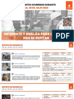 Aprendizaje Incidentes Ocurridos Durante Última Semana (20 Al 26 de Julio, de 2022)