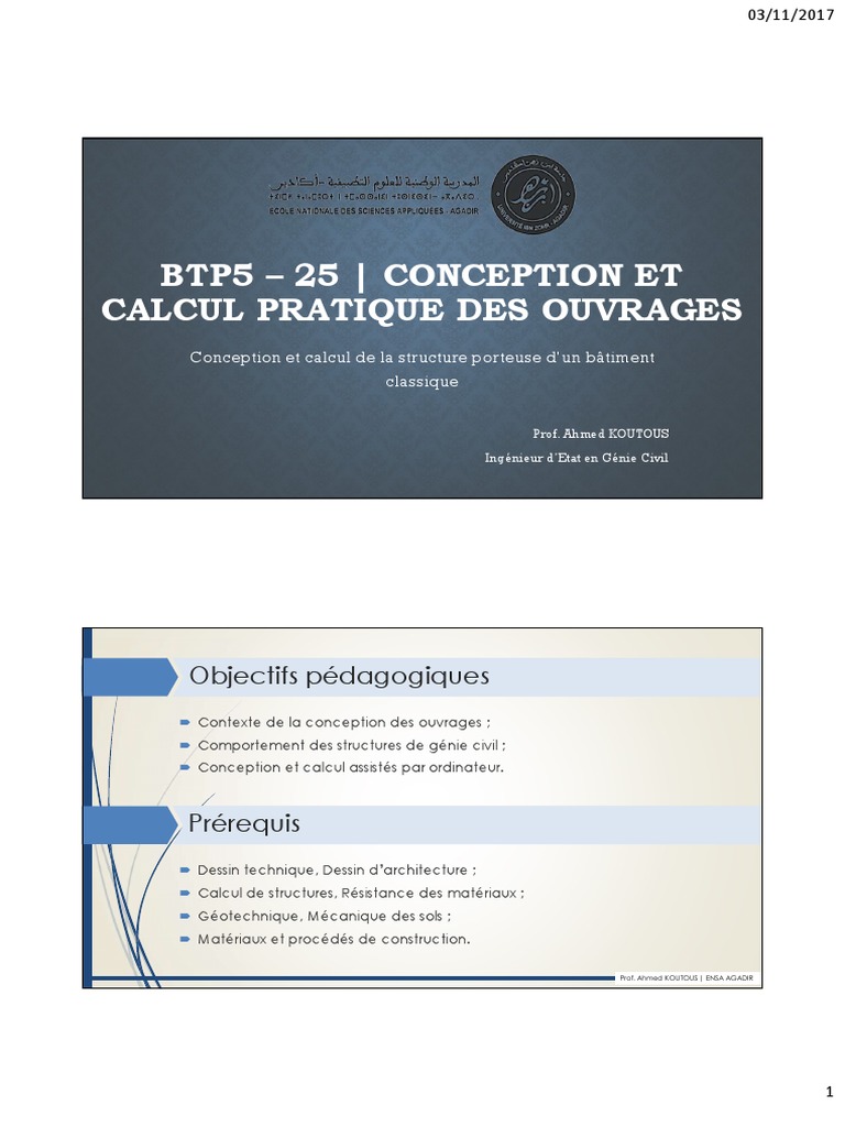 Conception et calcul en BTP | PDF | Génie parasismique | Économie