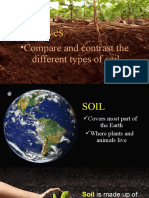 Objectives:: - Compare and Contrast The Different Types of Soil