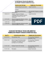 Jadwal Bimtek - Kab. Buleleng