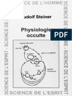 Steiner Rudolf - Physiologie Occulte