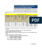 BSS SOLAR - Price List For KSEB Soura PH 2 Subsidy Programme With Polycrystalline Modules