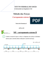 Aula 12 - Método Das Forças - Carregamento Externo II