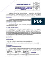 IGAC 001 - Instrução de Controle Ambiental Monitoramentos de Parametros Ambientais Rev. 08