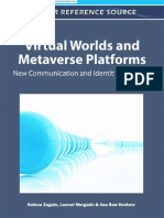 Sanal Dünyalar Ve Metaverse Platformları