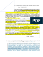 Plantilla para Autocorregir El Modelo Del Examen de Lengua de La 1 Evaluación (Rosais, 2021)