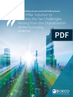 Brochure Two Pillar Solution To Address The Tax Challenges Arising From The Digitalisation of The Economy October 2021