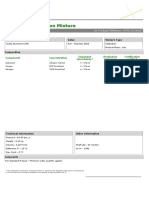 Experis Calibration Mixture: Material No.: 312045 Air Products Reference: M 02 VD 06037