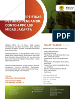 Training Sertifikasi Petugas Pengambil Contoh PPC LSP Migas Jakarta