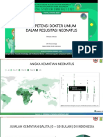 Kompetensi Dokter Umum Dalam Resusitasi Neonatus