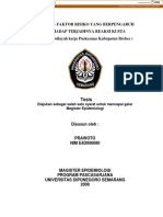 Faktor - Faktor Risiko Yang Berpengaruh Terhadap Terjadinya Reaksi Kusta (Studi Di Wilayah Kerja Puskesmas Kabupaten Brebes)