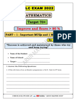 Maths 1 Mark Questions