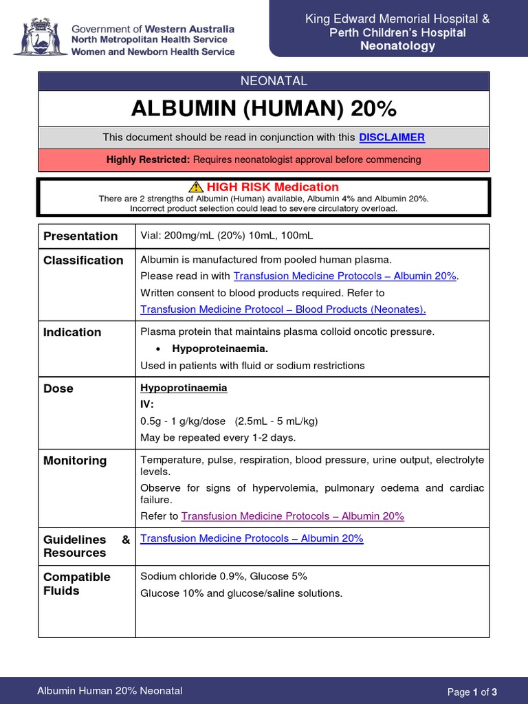 Albumin visual data 2