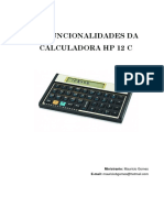 Funcionalidades da calculadora HP 12C