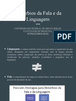 Distúrbios Da Fala e Da Linguagem