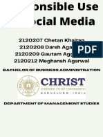 Holistic Education (Responsible Use of Social Media) CIA 1st Semester