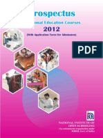 Vocational Prospectus 2012