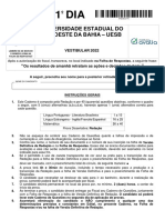 Prova Completa - UESB 2022