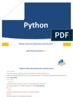 Python: Python Interview Questions and Answers