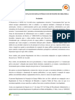 Regulamento de Ocupação Do Espaço Público Do Municipio de Mirandela