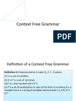 SDC - Grammar - CFG