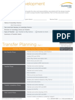 Primary Responsibilities During Transfer Planning