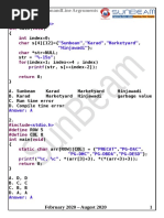 2D Array and Commandline Argruments: #Include Int Void Int Char Char For