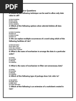 A. Multiple Choice Questions