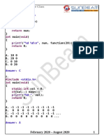 Functions and Storage Class: #Include Int Int Int Int Return Int Void