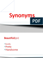 Sysnonyms Part 2