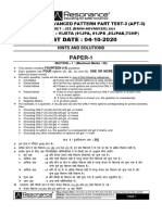 Paper-1 - (04-10-20) - (APT-3) - (JPA) - With Sol