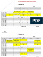 Horario Educación Musical