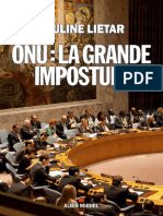 ONU La Grande Imposture (Pauline Liétar (Liétar, Pauline) )
