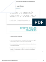 Efecto de Las Sombras - ARSOLAR - Cursos Online de Energía Solar